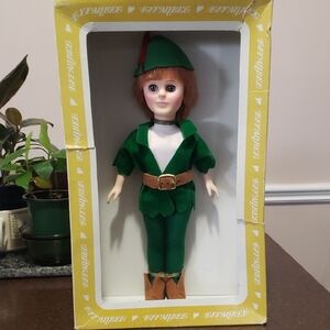 1970 Peter Pan 11" Doll, Effanbee Collectible Doll, Effanbee Peter Pan Doll, NIB